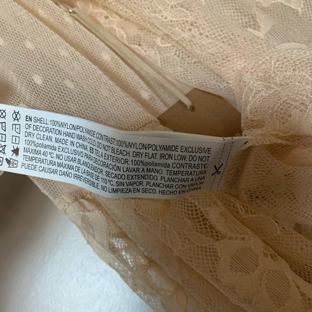 F21 cream lace blouse - Picture 7 of 7